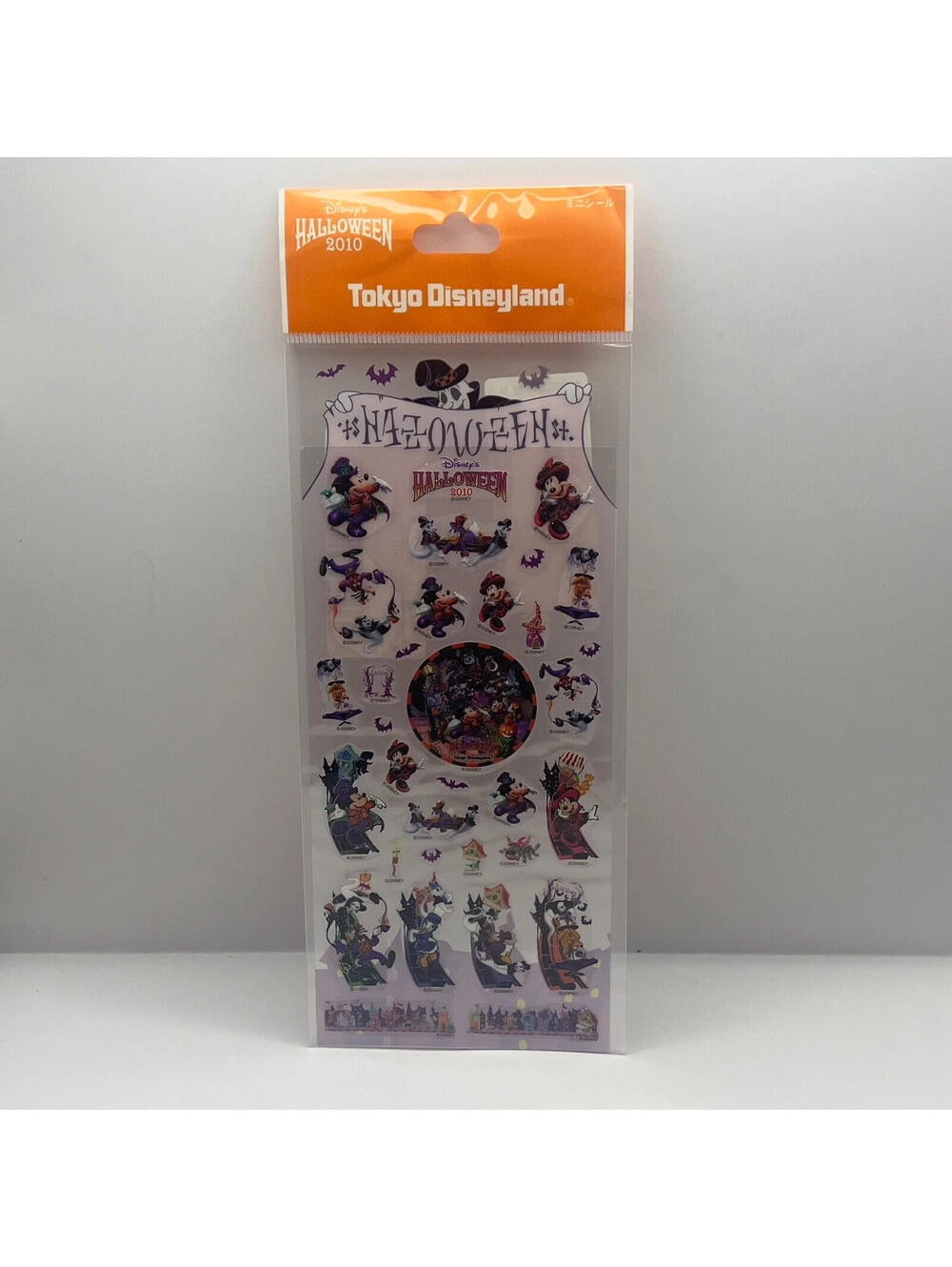 New Tokyo Disneyland Disney's Halloween 2010 Sticker Sheet - Mickey Minnie Mouse